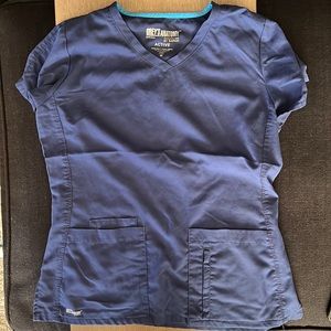 greys anatomy scrubs dark navy size large